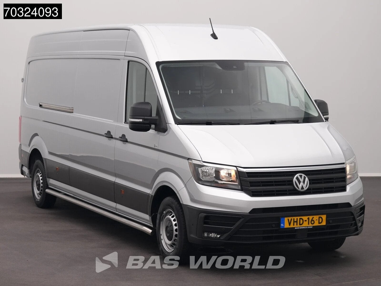 Volkswagen Crafter 140pk Automaat L4H3 Navi Airco Cruise Cam, Auto's, Automaat, Stof, Gebruikt, Euro 6