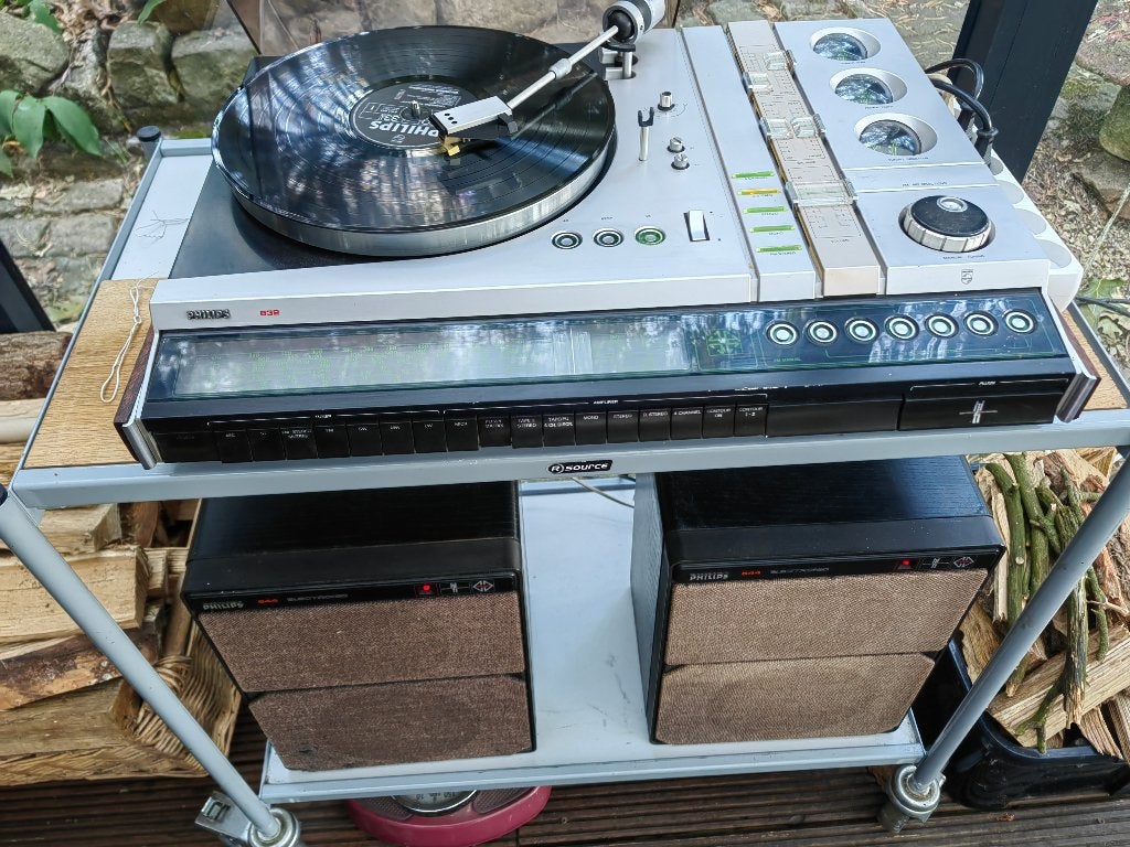 Philips 832 quadriphonique avec haut-parleurs MFB 544, Enlèvement ou Envoi, Utilisé, Haut-parleurs, Philips