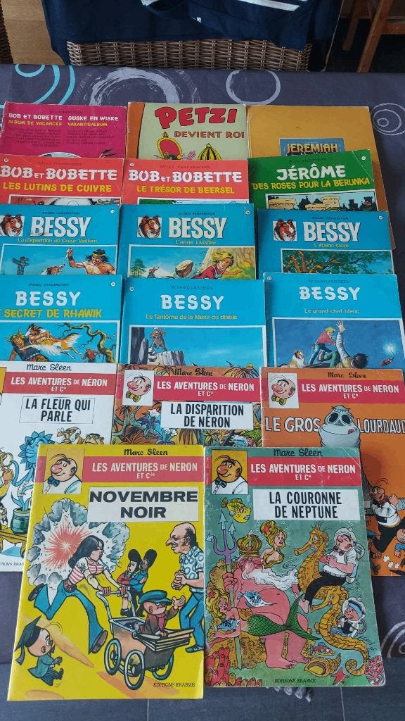 40-tal Franstalige strips-boeken, Boeken, Stripverhalen, Verzenden, Gelezen