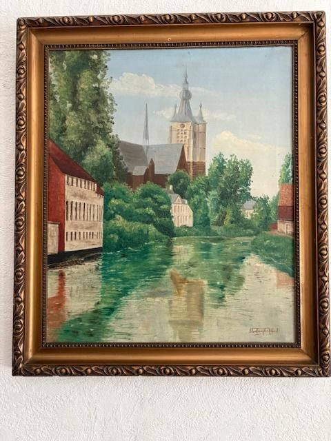 Schilderij Aarschot 70 x 60cm, Enlèvement