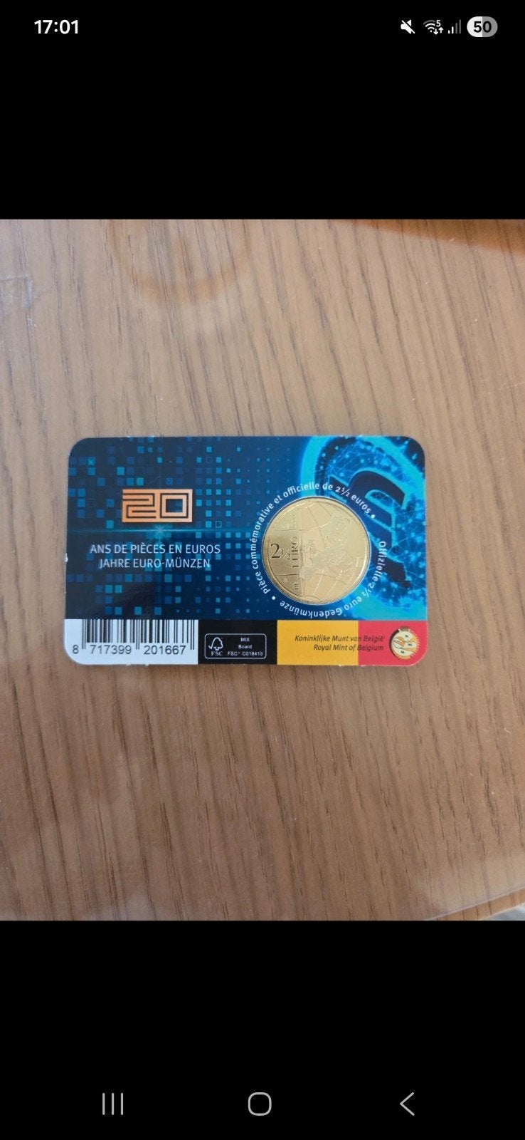 20 jaar euro, Enlèvement ou Envoi