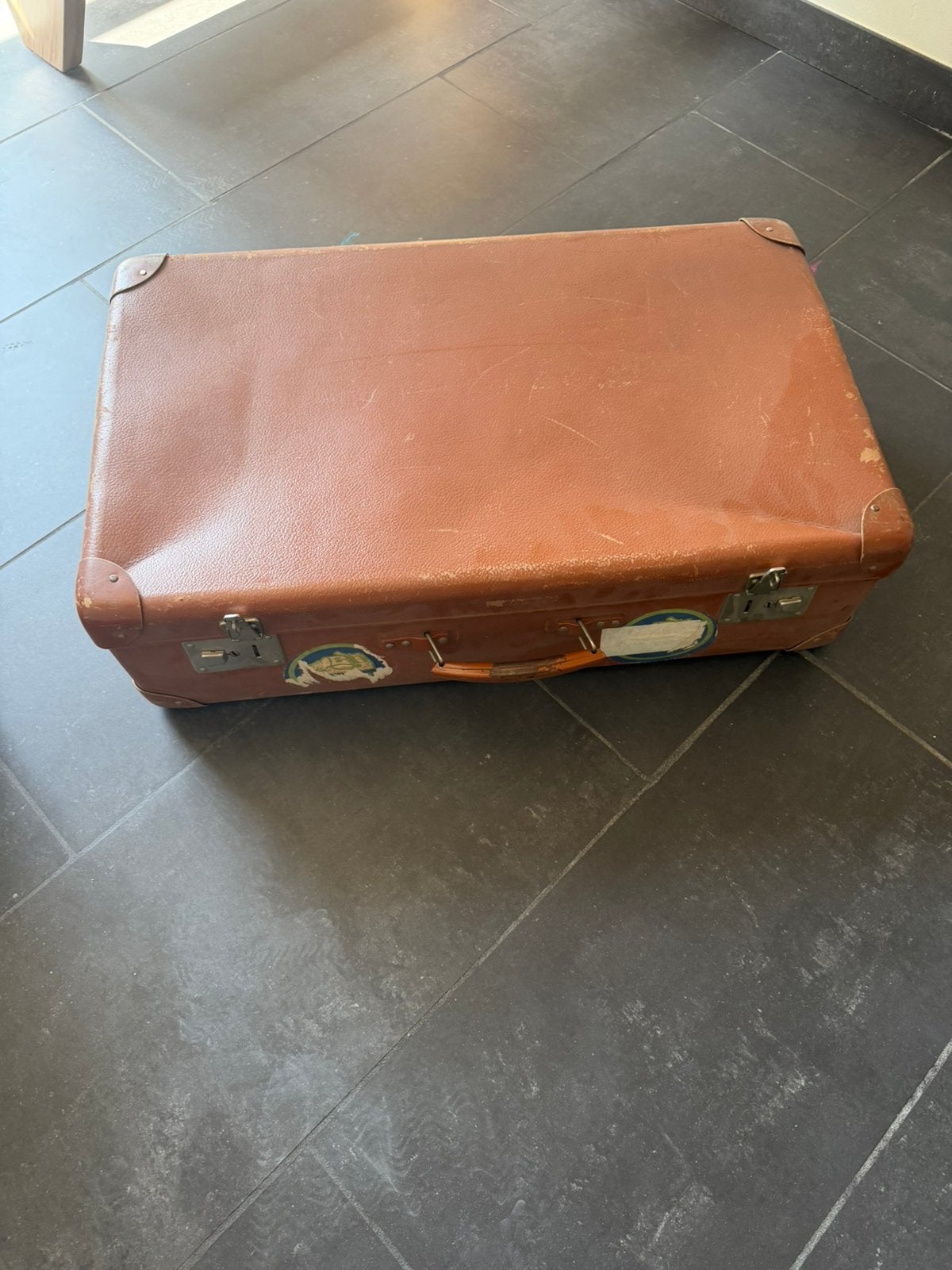 Vintage koffer, Handtassen en Accessoires, Koffers, Ophalen, Gebruikt