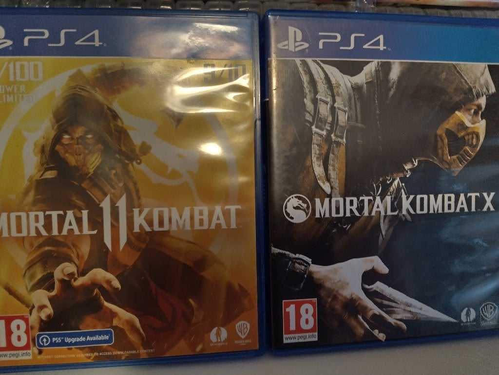 Mortal kombat X en 11 Playstation 4, Consoles de jeu & Jeux vidéo, Enlèvement ou Envoi, Comme neuf, Combat