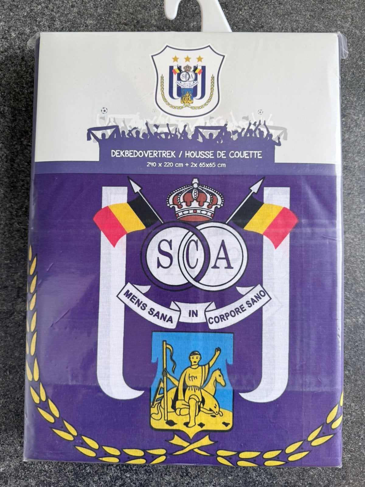 Dekbedovertrek rsc anderlecht, Verzenden, Nieuw