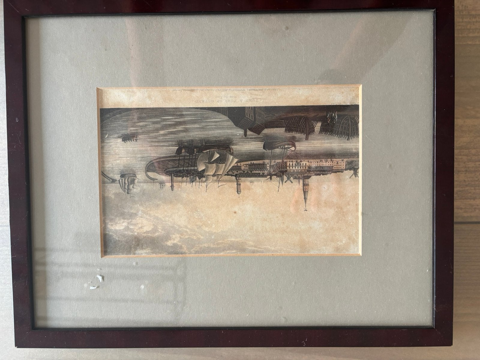 Aquatint-prent “port of ostend uit 1815, Antiquités & Art, Art | Eaux-fortes & Gravures, Enlèvement