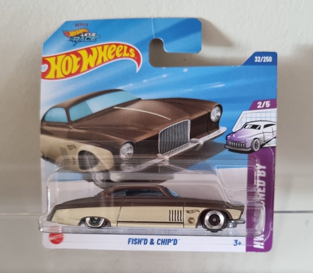 Chasse au trésor Hot Wheels Fish'd & Chip'd 2/5, 2025, Enlèvement ou Envoi, Neuf, Voiture