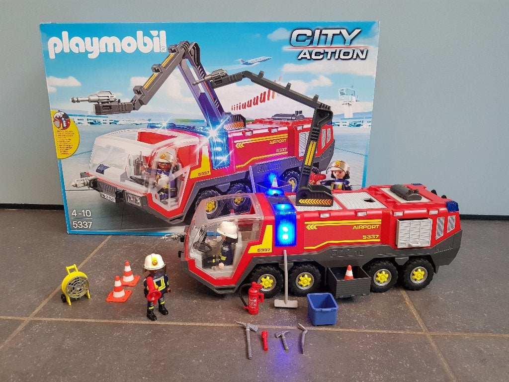 Playmobil City Action: Luchthavenbrandweer (5337), Complete set, Voertuig, Ophalen of Verzenden, Zo goed als nieuw