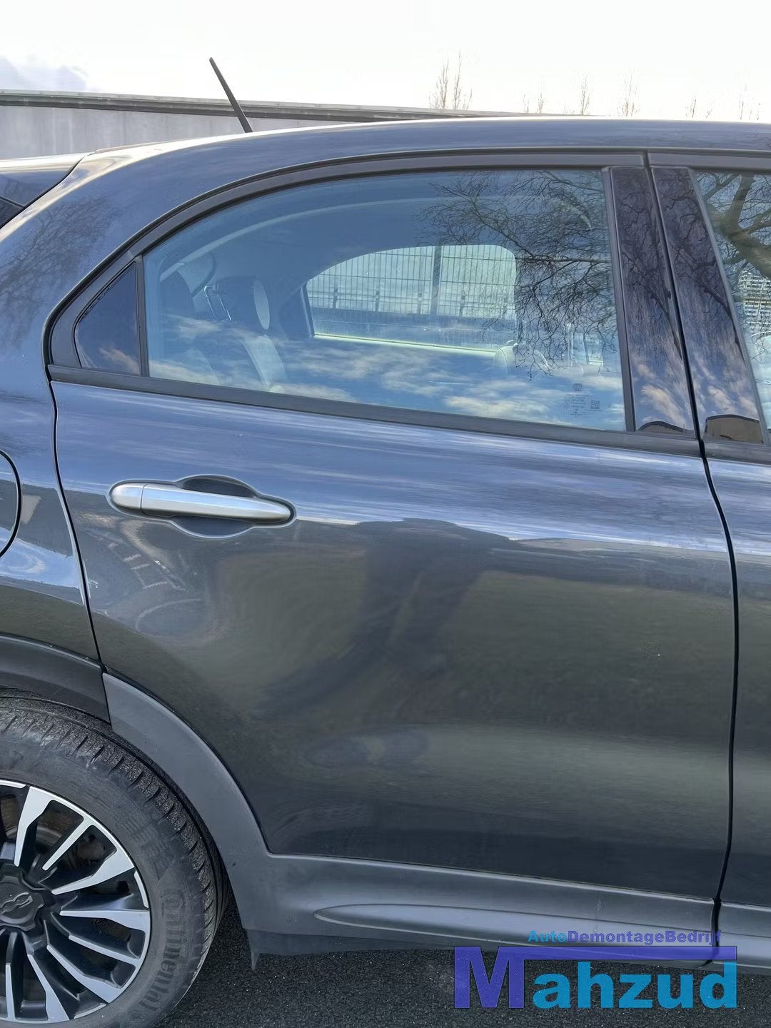 FIAT 500X donker grijs 679 rechts achter deur portier 2014+, Gebruikt, Deur, Stellantis Europe S.p.A., Achter