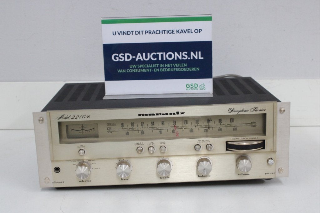Marantz stereofonic receiver model 2216B, TV, Hi-fi & Vidéo, Chaîne Hi-fi