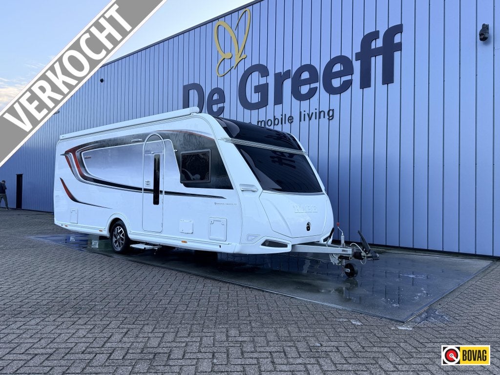 Kabe Imperial 600 DCXL, Caravans en Kamperen, Caravans, Rondzit, Kabe, 6 tot 7 meter, Tot en met 4