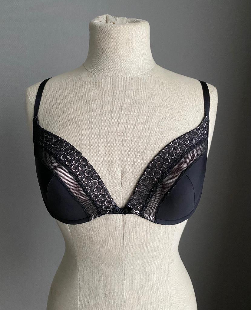 Zwarte voorgevormde BH Passionata D75 (FR D90), Passionata, Verzenden, Zwart, BH
