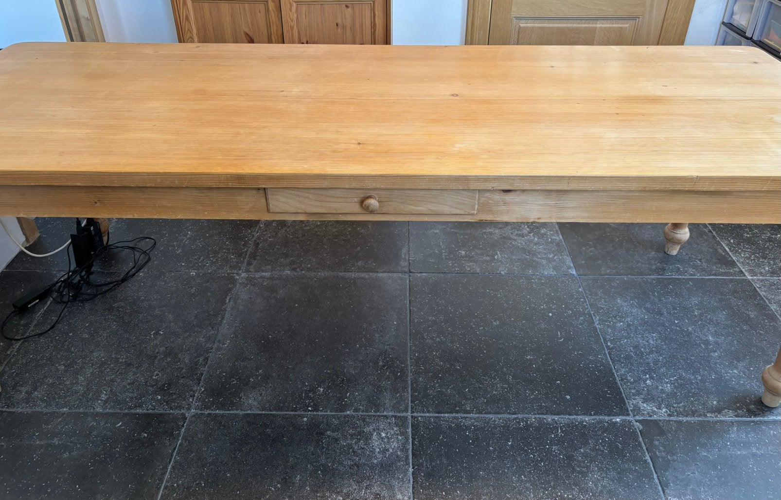 Grenen eettafel, Huis en Inrichting, Ophalen, Gebruikt, 200 cm of meer, 50 tot 100 cm