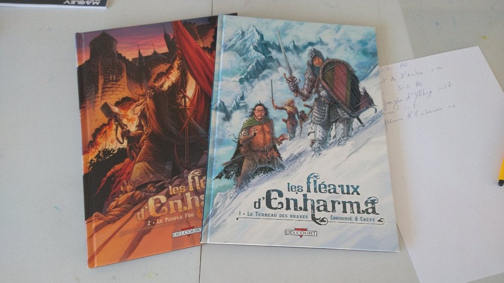 Les fléaux d'Enharma, Ophalen, Zo goed als nieuw