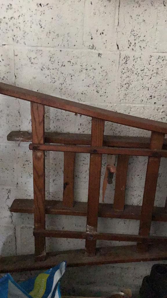 Grote houten ladder, Doe-het-zelf en Bouw, Ladders en Trappen, Ophalen, Gebruikt, Ladder