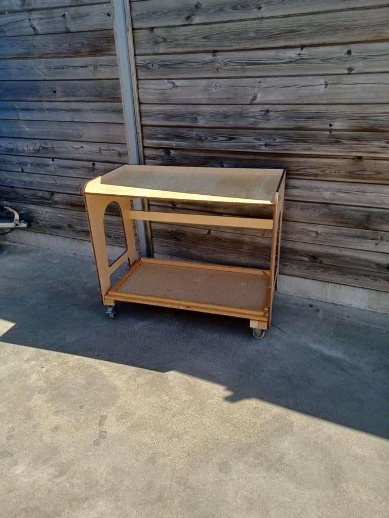 Werkbank Werktafel Staat OpStopwielen legplank onder pr38eur, Doe-het-zelf en Bouw, Werkbanken, Ophalen