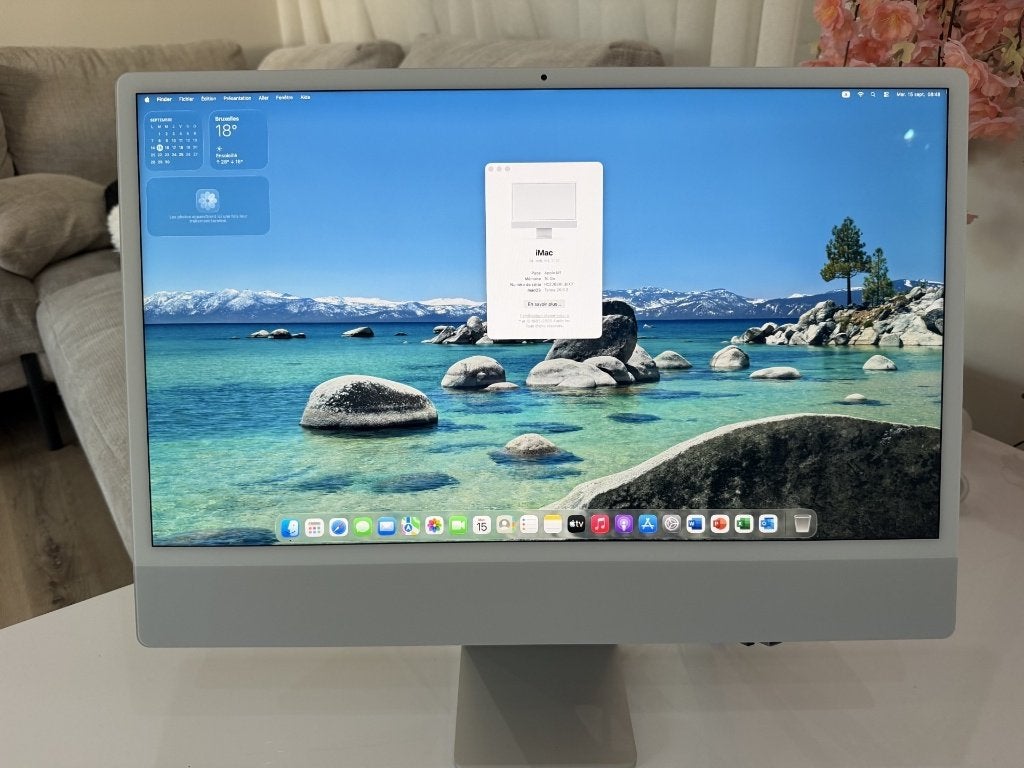 iMac 24 - Apple M1 / 16 GB / 1 To SSD, Informatique & Logiciels, SSD, IMac, Comme neuf, Enlèvement