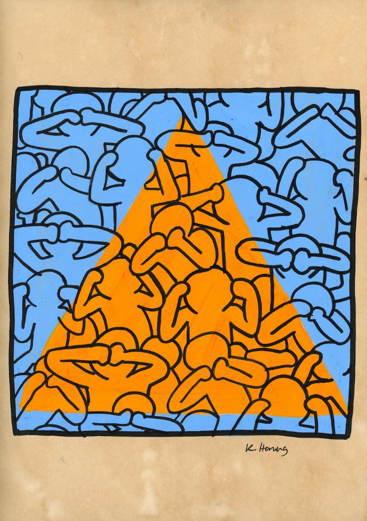Keith Haring Artwork, Antiquités & Art, Art | Peinture | Moderne, Envoi, Signé, Impression