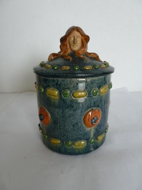 Keramiek //aardewerk Tabakspot Vlaams Aardewerk  22cm hoog, Antiek en Kunst, Ophalen of Verzenden