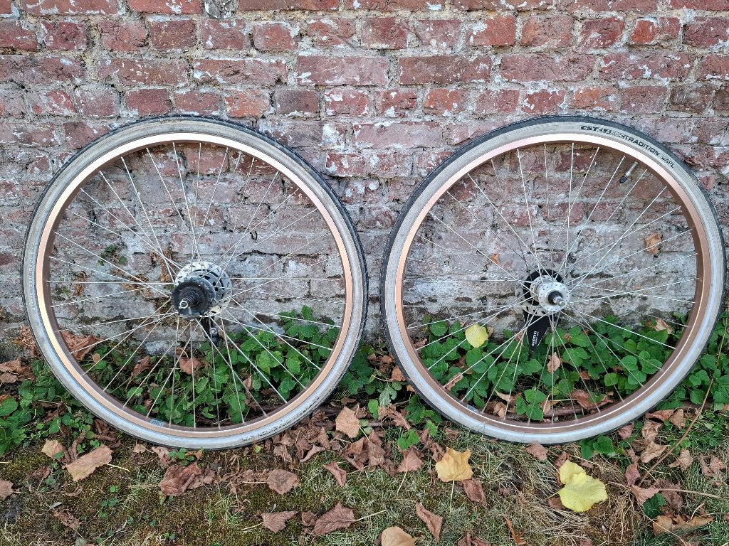 Fietswielen 28 inch met rollerbrake, Fietsen en Brommers, Ophalen, Gebruikt
