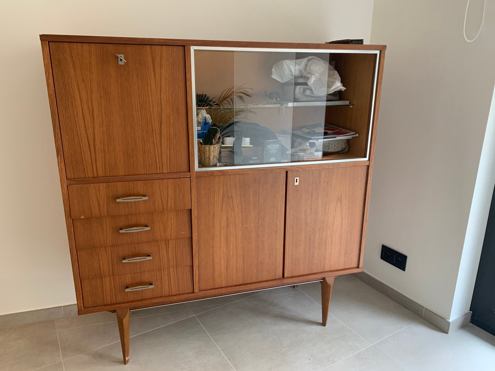 Vintage barkast, Huis en Inrichting, Ophalen, Jaren 70, vintage