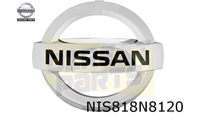 Nissan Qashqai (-5/21) embleem achterklep logo ''Nissan'' Or, Neuf, -, -, -