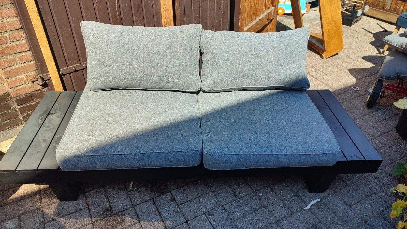 te koop tuinset, Tuin en Terras, Ligbedden, Zo goed als nieuw, Metaal, Ophalen