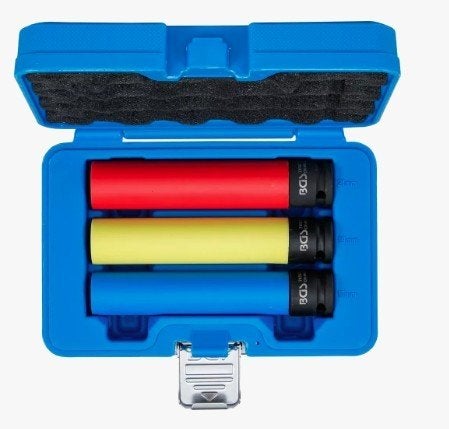 BGS74567 Lange slagdoppenset velgen 150mm 17-19-21mm, Ophalen, Nieuw