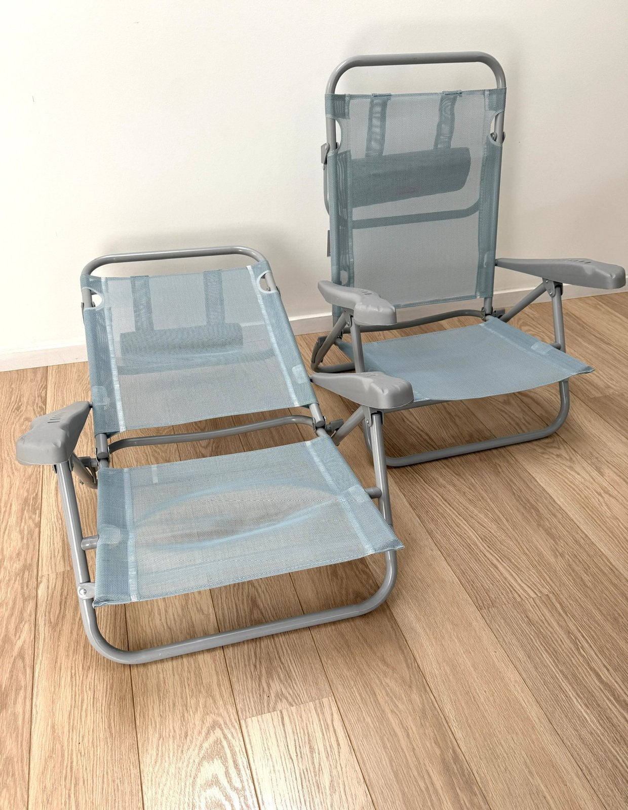Set van 2 lichte kampeerstoelen met lage zithouding EasyCamp, Ophalen, Zo goed als nieuw
