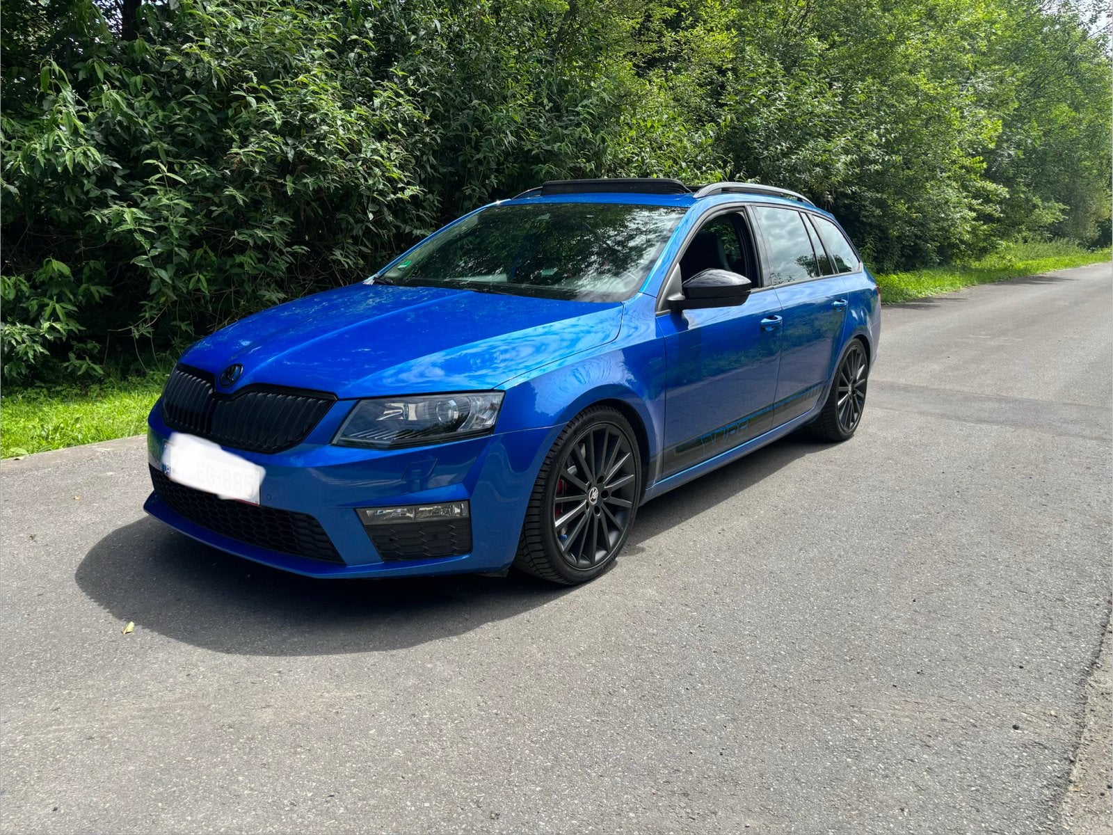 Skoda Octavia VRS 2.0 TSI, Auto's, Skoda, Automaat, 4 cilinders, Blauw, 5 deurs