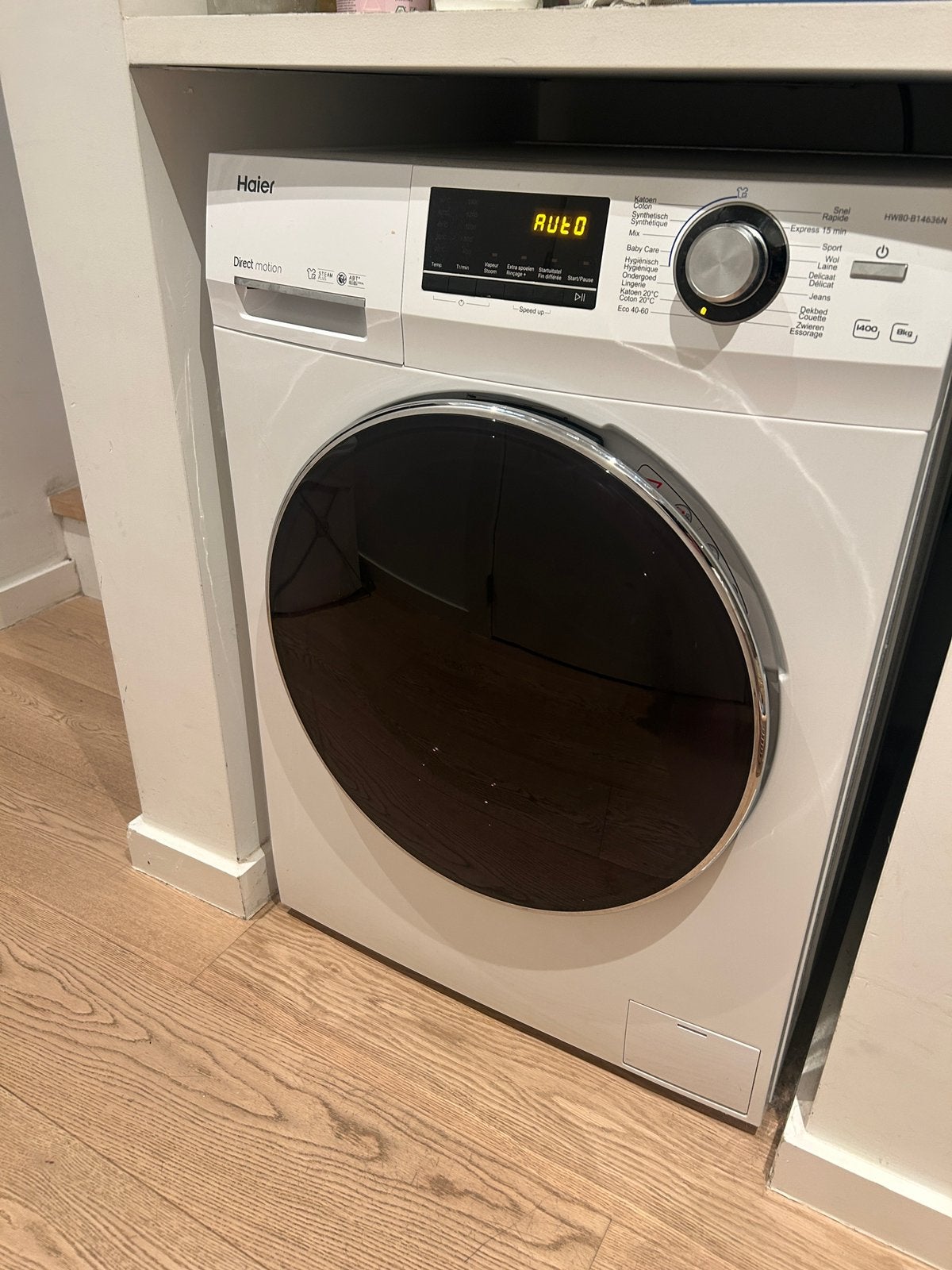 Haier wasmachine, Elektronische apparatuur, Wasmachines, 6 tot 8 kg, Ophalen, Gebruikt, Voorlader