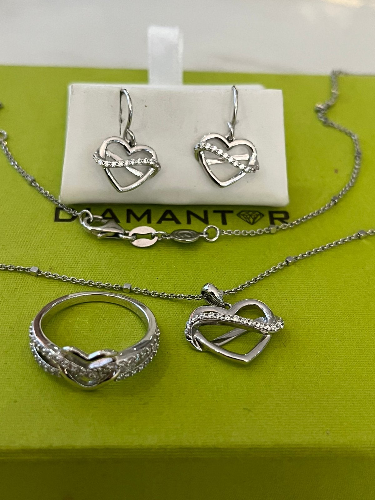 Naiomy zilveren set 925, Handtassen en Accessoires, Bedels, Ophalen of Verzenden, Zo goed als nieuw