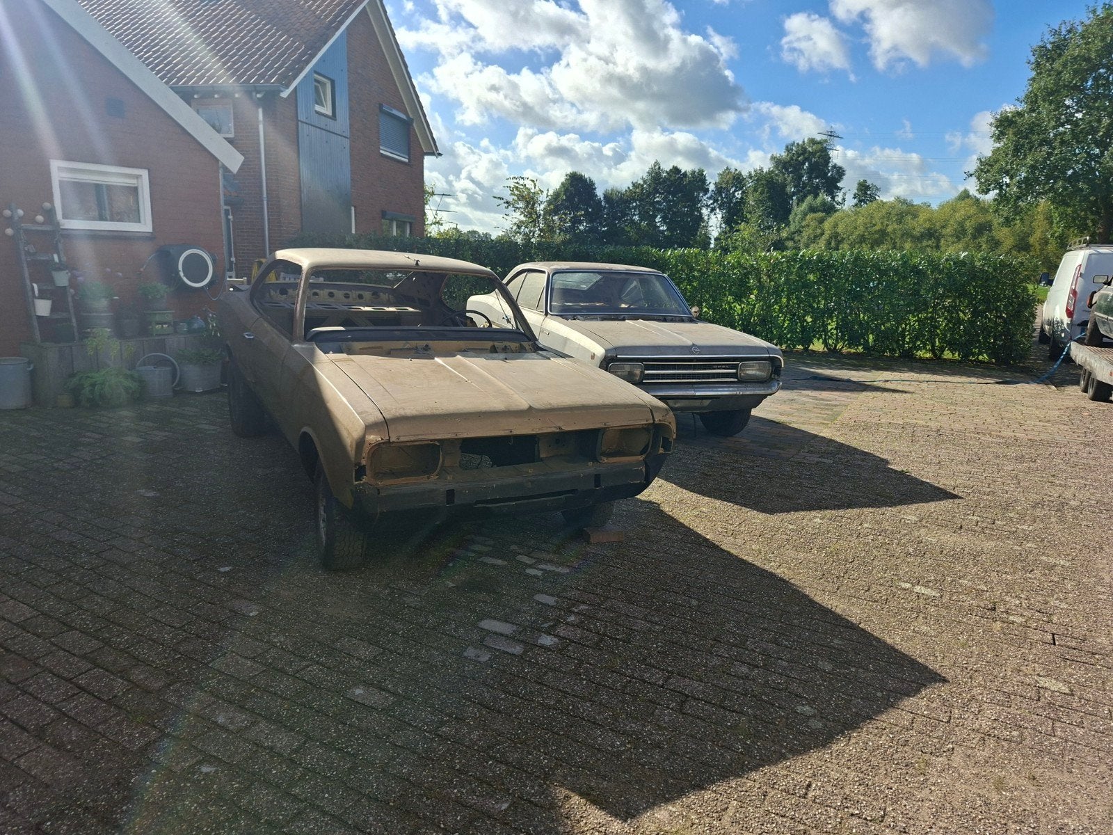 2x opel rekord c coupe a commodore a coupe oldtimer, Particulier, Te koop