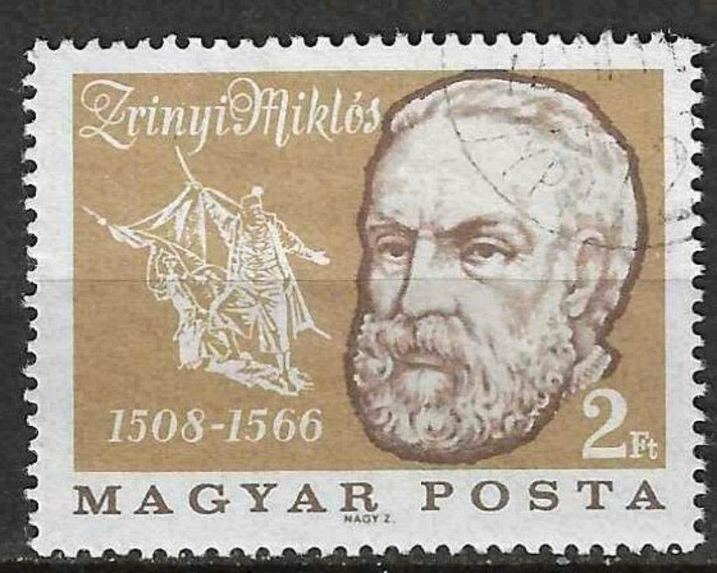 Hongarije 1966 - Yvert 1841 - Miklos Zrinyi (ST), Postzegels en Munten, Verzenden, Gestempeld