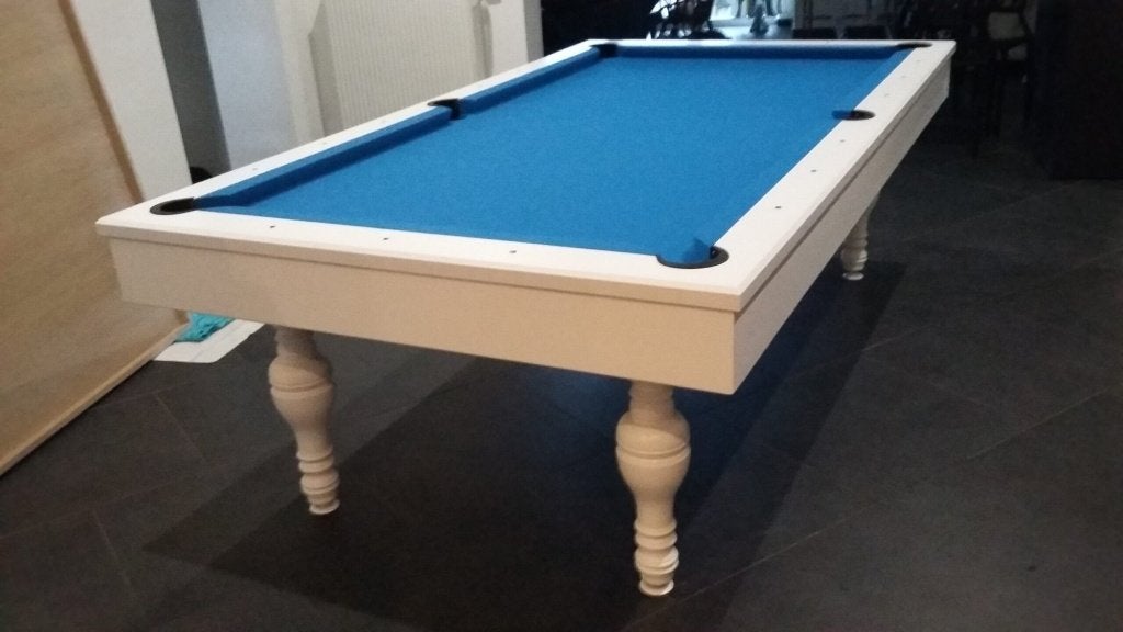 Poolbiljart Rustique — massieve eik, landelijk | ’t Clubke, Ophalen, Nieuw, Pooltafel