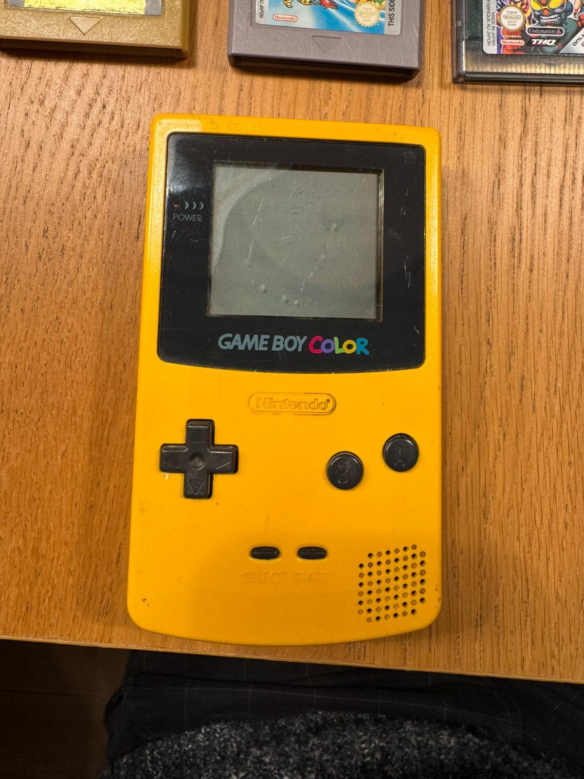 Gameboy color met games, Games en Spelcomputers, Ophalen of Verzenden, Zo goed als nieuw, Game Boy Color, Met games