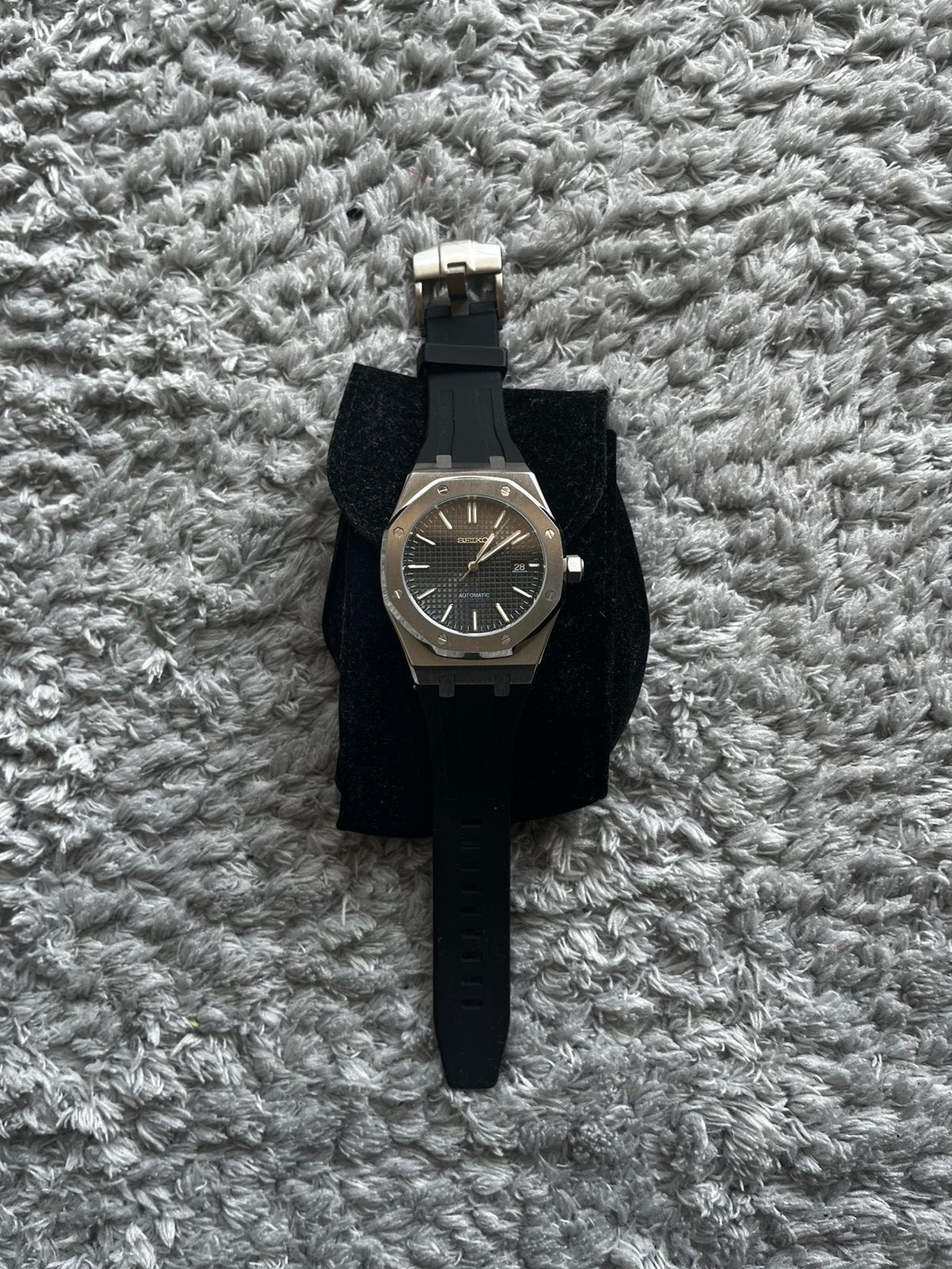 Seiko Royal Oak horloge, Ophalen of Verzenden, Zo goed als nieuw, Seiko