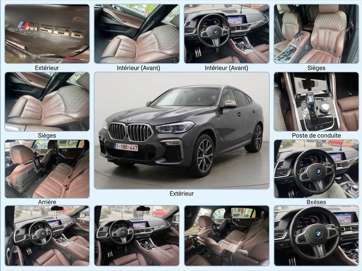 BMW X6 M50d G06 (400 ch) — 1er Proprio — FULL OPTIONS, Enlèvement ou Envoi, BMW