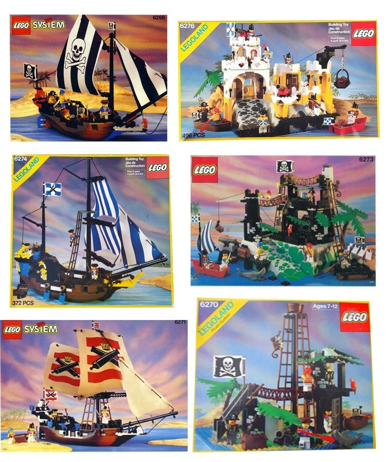 LEGO 6245 6260 6259 1464 6258 6271 6252 6268 1713 6246 6262, Enfants & Bébés, Envoi, Neuf, Lego, Pirates