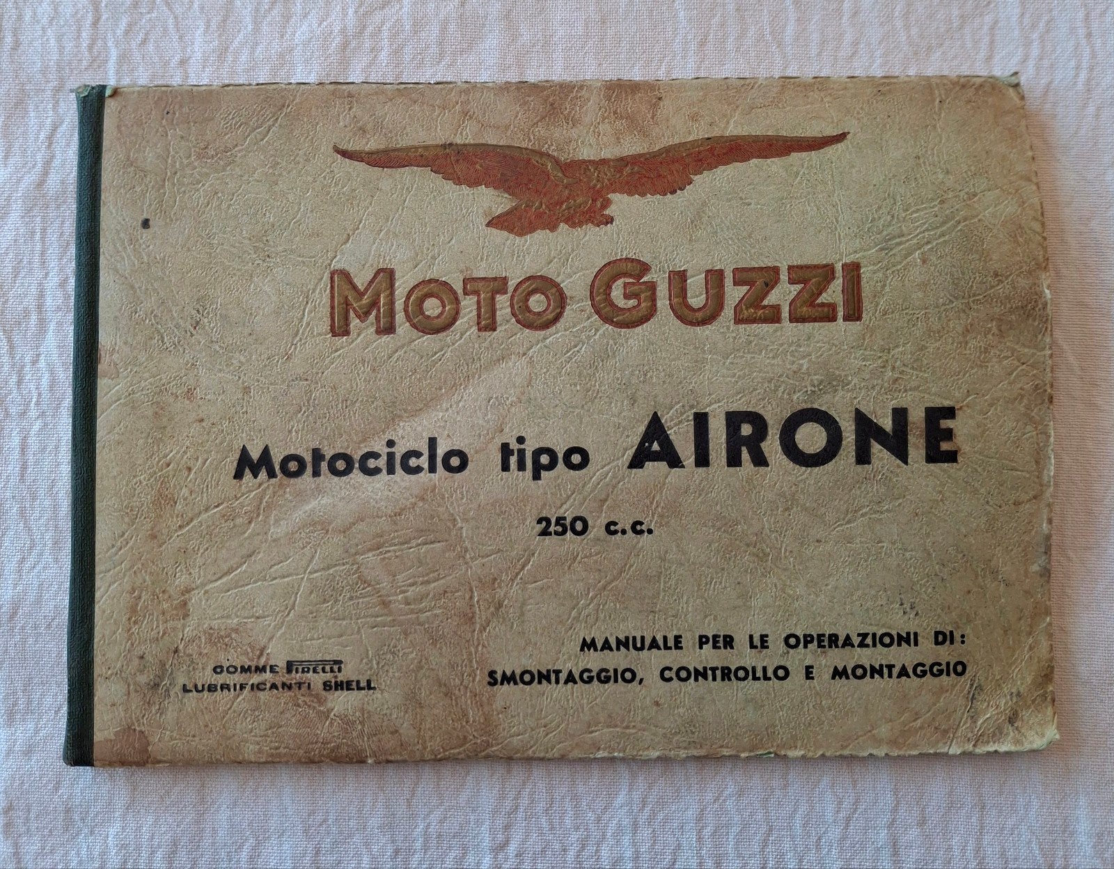 Manuel réparation Moto Guzzi Airone 250 cc, Enlèvement ou Envoi, Moto Guzzi