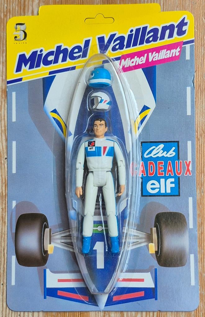 Michel Vaillant action figure MOC 1991 Club Elf Jean Graton, Verzamelen, Ophalen of Verzenden, Overige figuren, Zo goed als nieuw