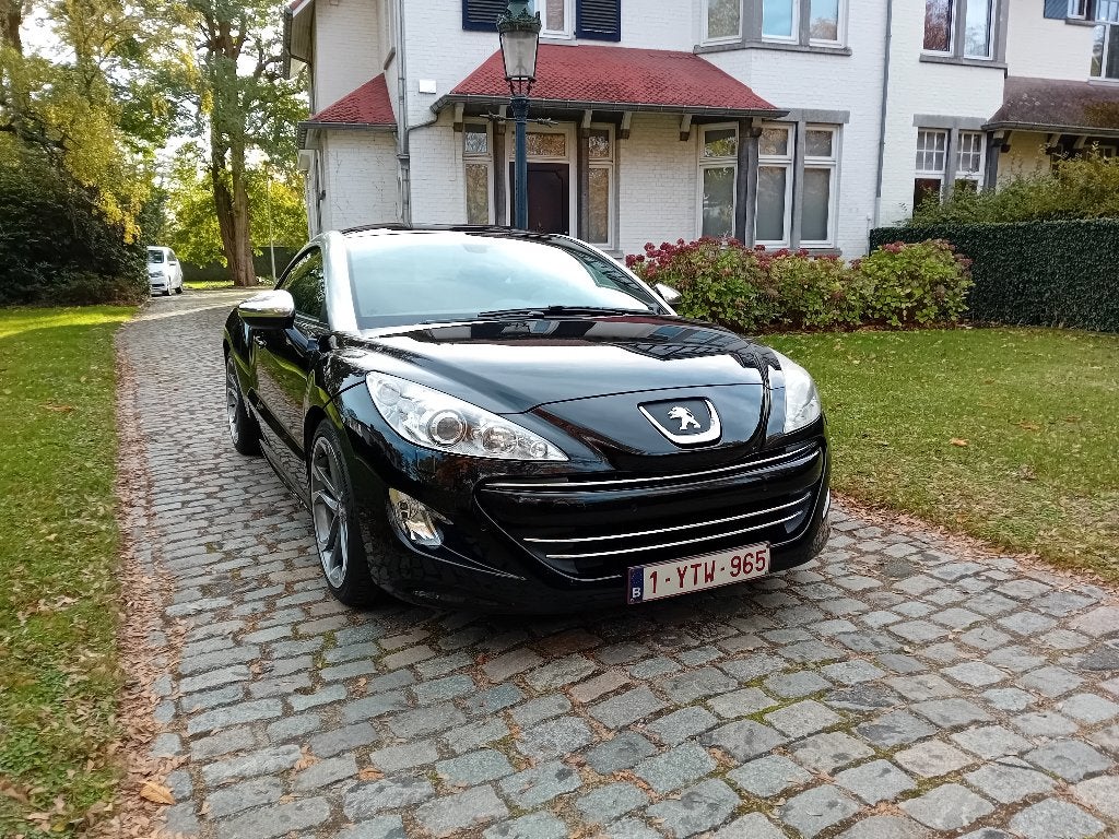 Peugeot RCZ, Auto's, Zwart, Zwart, Leder, Particulier