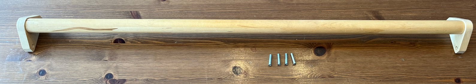 Ikea pax komplement houten kledingroede 1 meter, Enlèvement, Comme neuf, Autres essences de bois, 50 à 100 cm