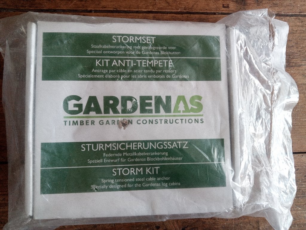 Gardenas stormset tuinhuis, Enlèvement ou Envoi, Neuf, Métal, Abri de jardin