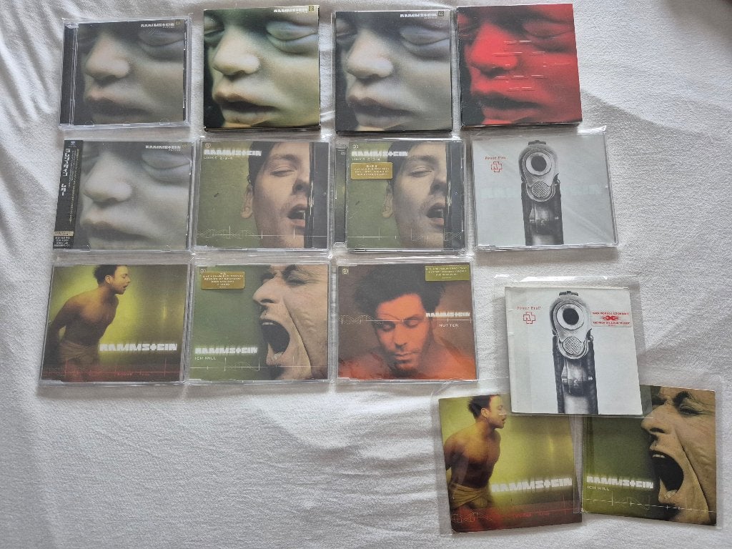 Rammstein - Mutter collectie, Cd's en Dvd's, Cd's | Hardrock en Metal, Ophalen of Verzenden, Single, Import
