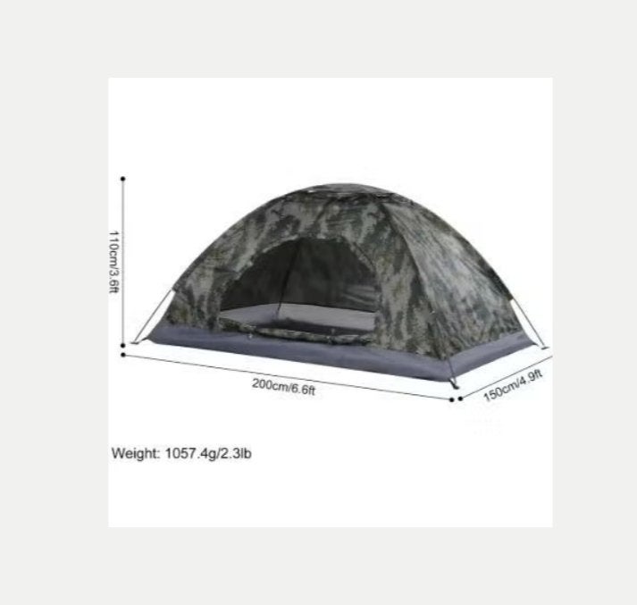 Anti-UV Camouflage Campingtent - Lichtgewicht & Compact, Enlèvement ou Envoi, Neuf