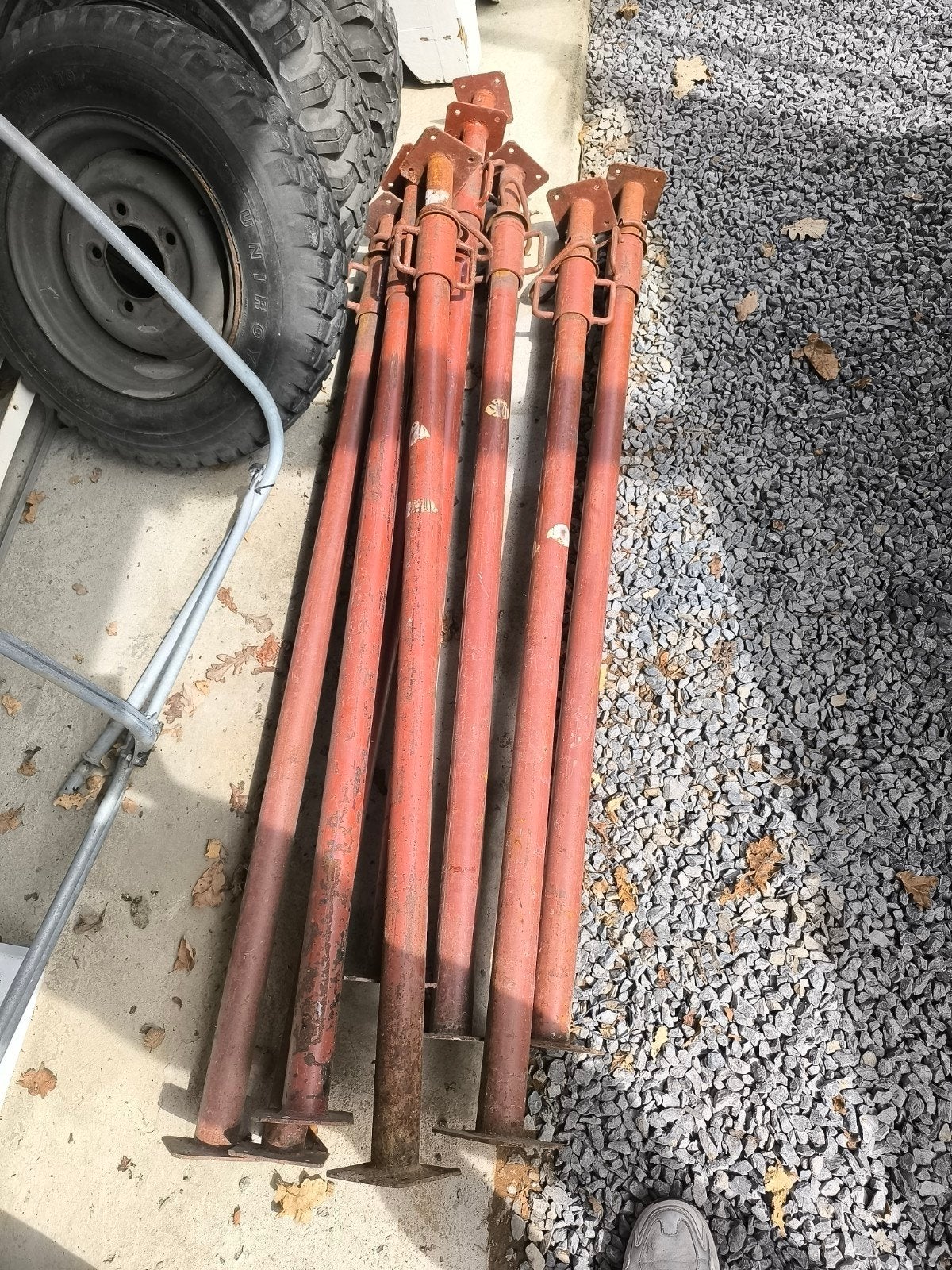 étançons 1.60 fermer 2,90 ouvert, Enlèvement