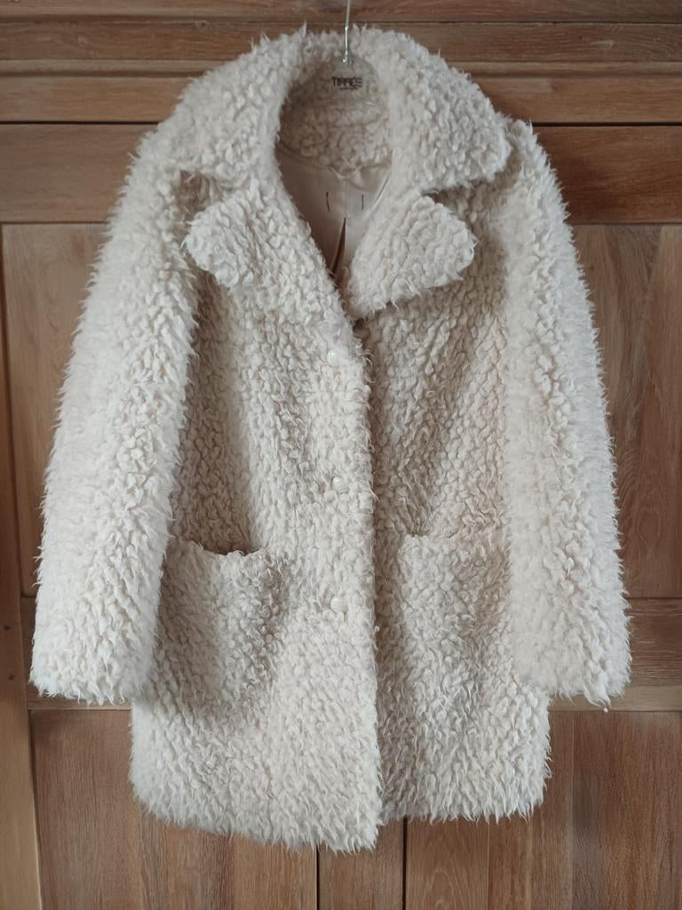 Teddy jas maat 40, Ophalen of Verzenden, Gedragen, Maat 38/40 (M), Beige