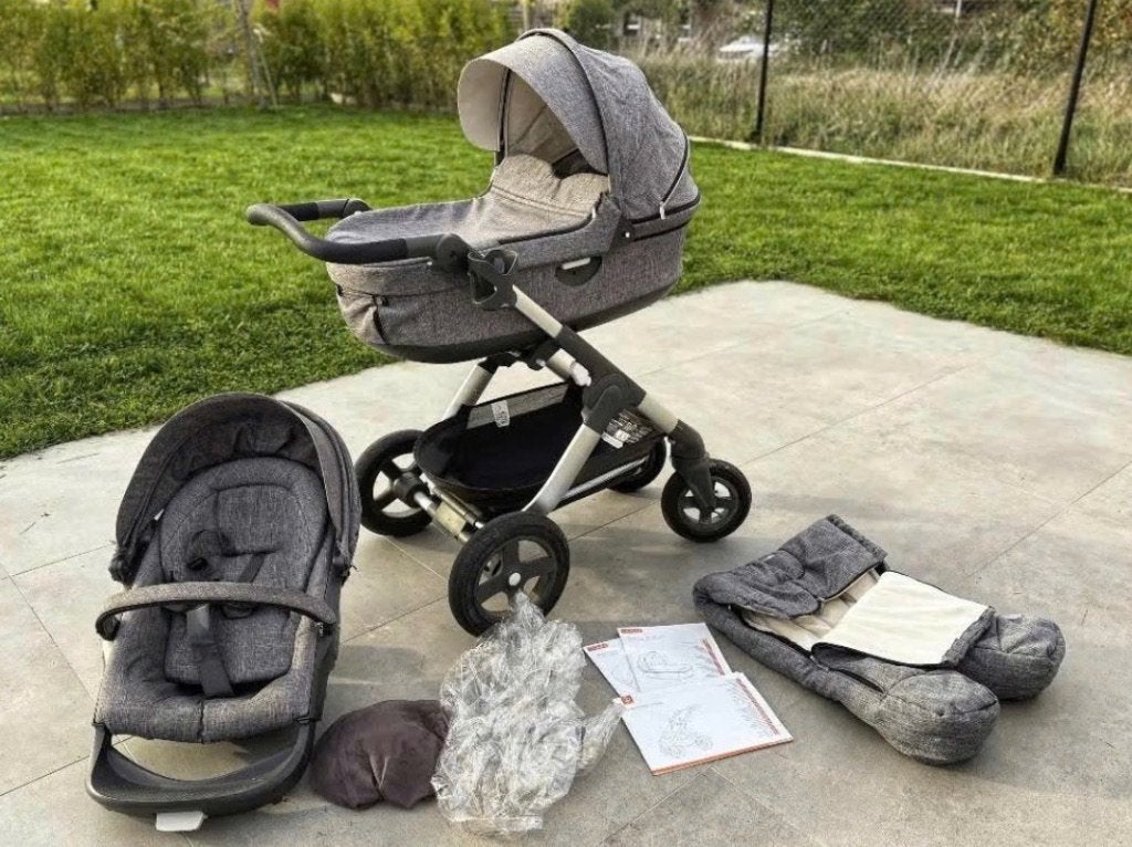 Buggy Stokke Trailz, Kinderen en Baby's, Ophalen, Zo goed als nieuw, Overige merken, Regenhoes