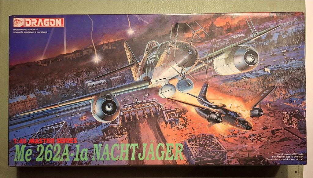 Chasseur de nuit Dragon 1/48 me262, Neuf, Enlèvement ou Envoi, Avion, Plus grand que 1:72
