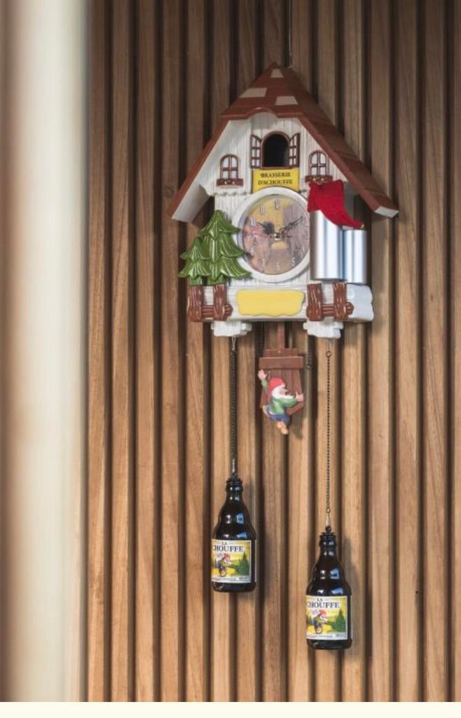 Recherché : Horloge à coucou La Chouffe, Enlèvement ou Envoi, Utilisé, Autres types, Autres marques